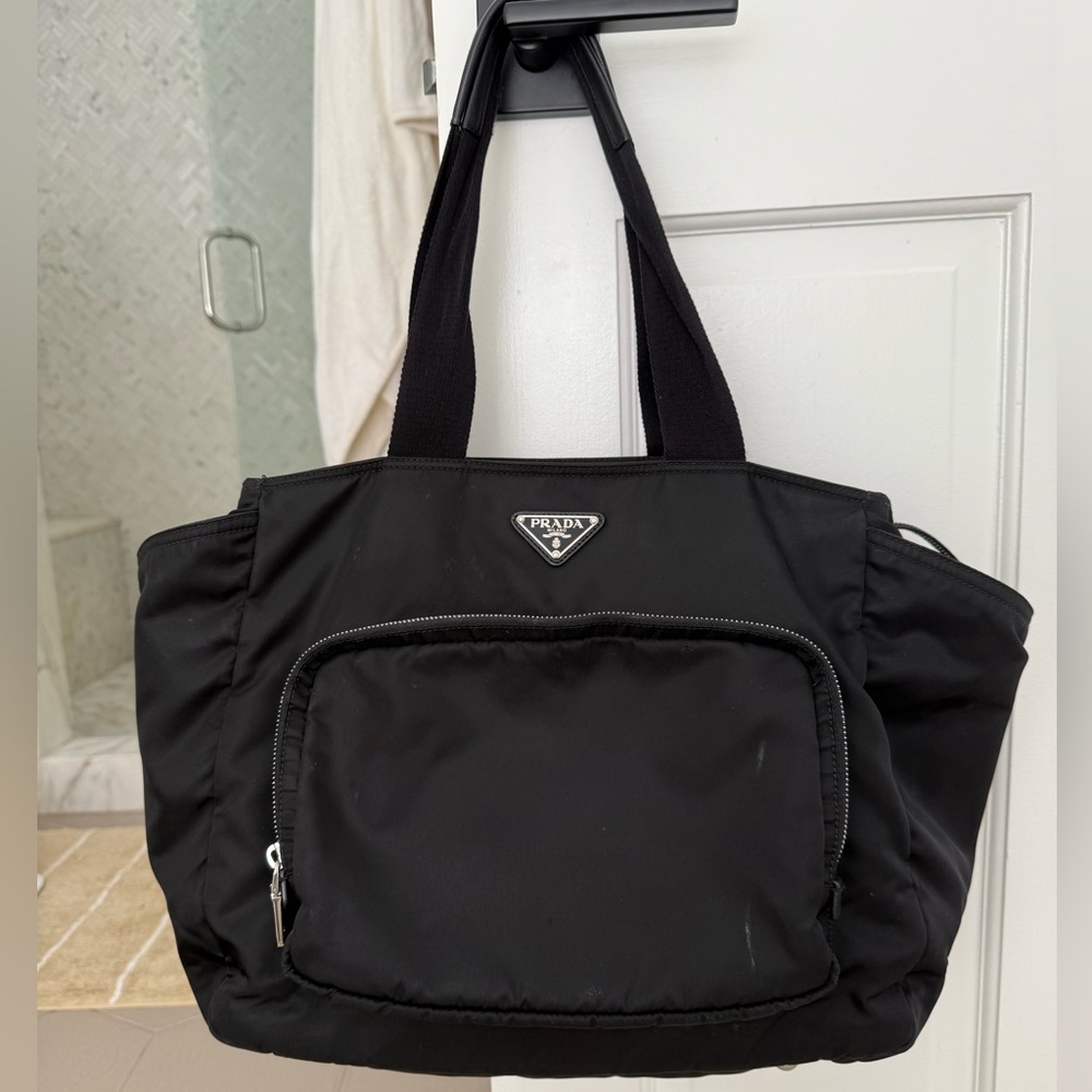 Authentic Prada re-nylon baby bag